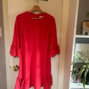 Calvin Klein Vibrant Salmon Dress